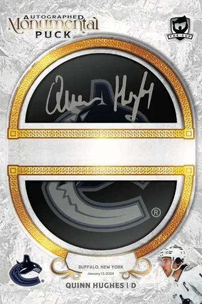 2024-25 Upper Deck The Cup Hockey Cards: Premium Rookie Patch Autos