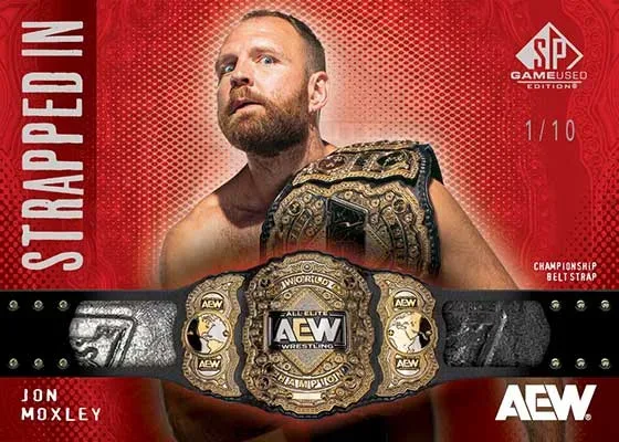 2025 SP Game Used AEW Strapped In Jon Moxley
