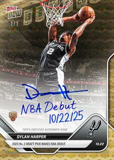 2025-26 Topps Now Basketball: Limited-Edition On-Demand NBA Cards