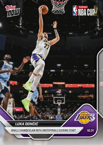 2025-26 Topps Now Basketball: Limited-Edition On-Demand NBA Cards
