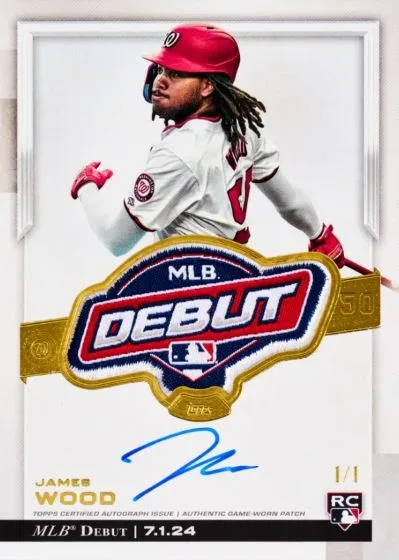 2025 Topps Chrome Update Series: Rookie Debut Patch Autographs Preview