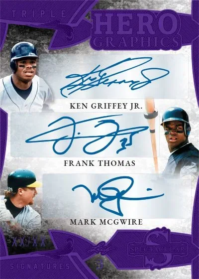 2025 Leaf Spectacular Baseball: Premium Multi-Signed Autograph Cards
