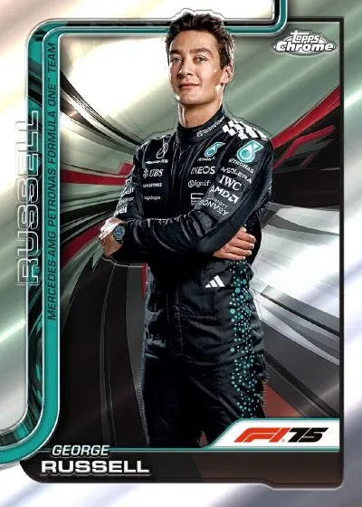 2025 Topps Chrome Formula 1 Racing Cards: Updated Drivers & Parallels