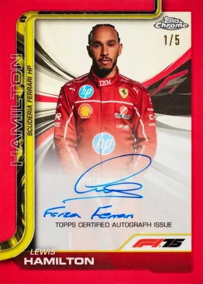 2025 Topps Chrome Formula 1 Racing Cards: Updated Drivers & Parallels