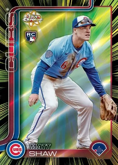 2025 Topps Chrome Update Series Baseball: Rookies, Autographs & Parall