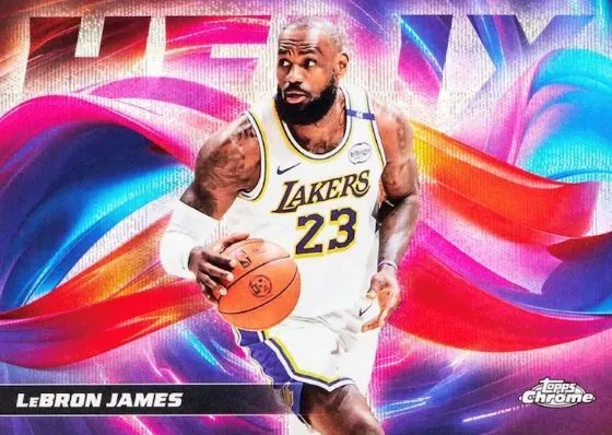 2025-26 Topps Chrome Basketball Set: First Licensed Release Since 2008