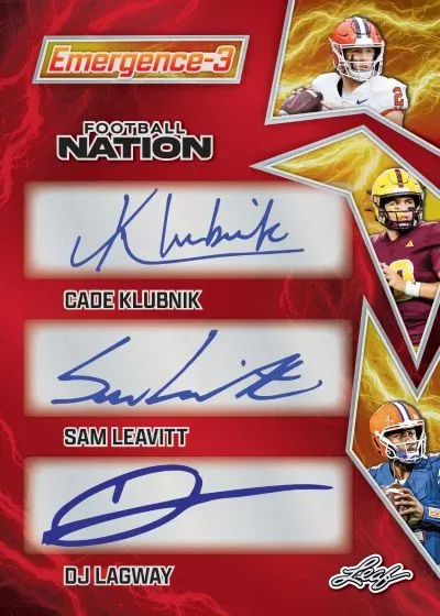 2025 Leaf Football Nation: Draft Prospects & Autograph Cards Overview