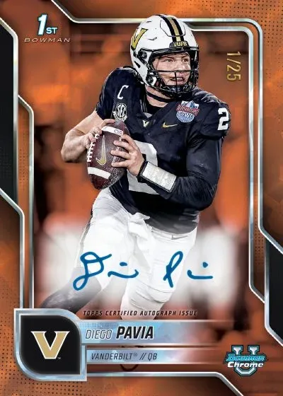 2025 Bowman Chrome Sapphire University Football: Collegiate Stars Prev