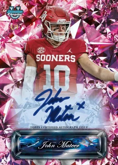 2025 Bowman Chrome Sapphire University Football: Collegiate Stars Prev