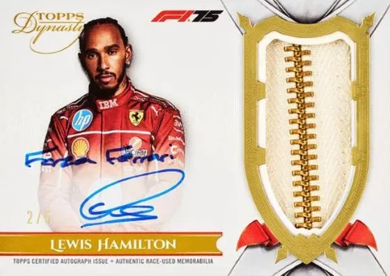 2025 Topps Dynasty Formula 1 Racing: Premium Autograph Relic Cards