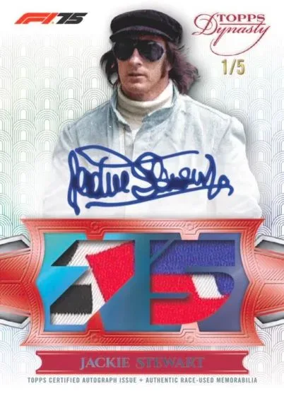 2025 Topps Dynasty Formula 1 Racing: Premium Autograph Relic Cards