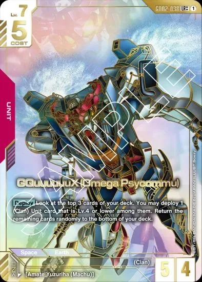 Gundam Dual Impact (GD02) Trading Card Game Release Overview