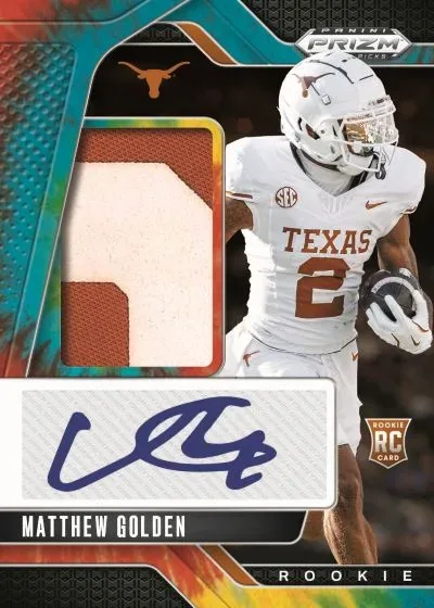 2025 Panini Prizm Draft Picks Football: New Collegiate Rookie Cards Re