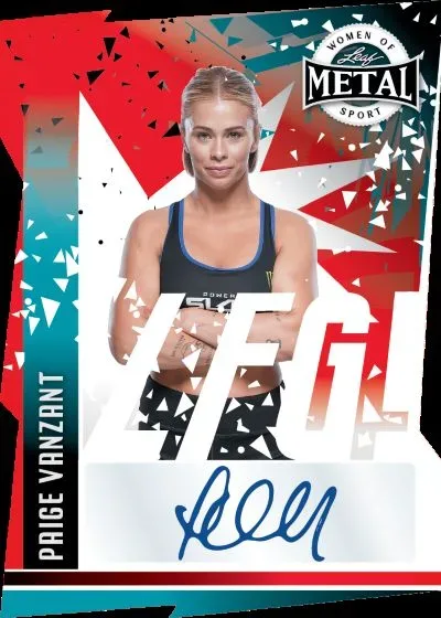 2025 Leaf Metal Women of Sport Trading Cards Featuring Autographed Fem