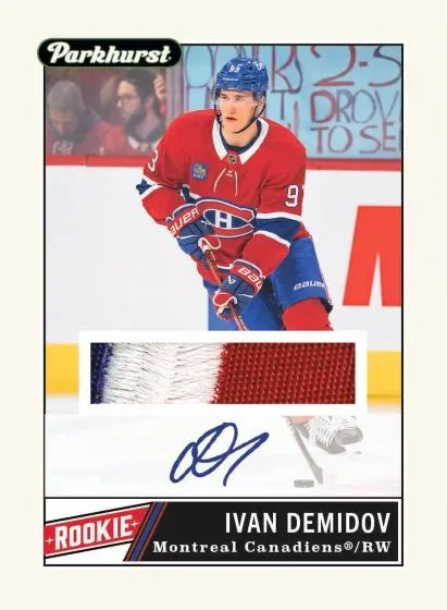 2025-26 Parkhurst Hockey Returns to Hobby Boxes with Autographs
