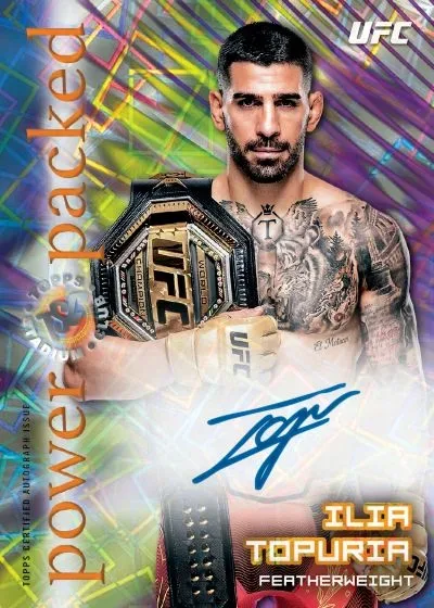 2025 Topps Stadium Club UFC Trading Cards Debut with Full-Bleed Photog