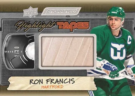 2024-25 Upper Deck Engrained Icons Hockey Highlight Tapes Ron Francis