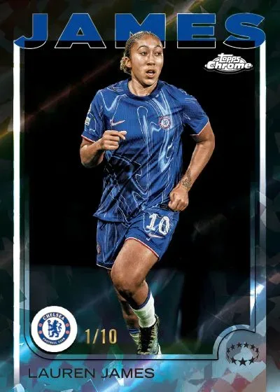 2024-25 Topps Chrome Sapphire UEFA Women’s Champions League Cards