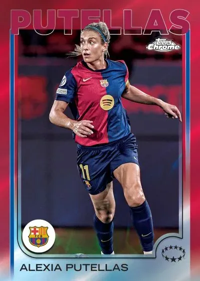2024-25 Topps Chrome UEFA Women’s Champions League Soccer Cards