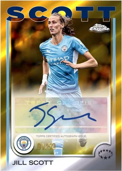 2024-25 Topps Chrome UEFA Women’s Champions League Soccer Cards