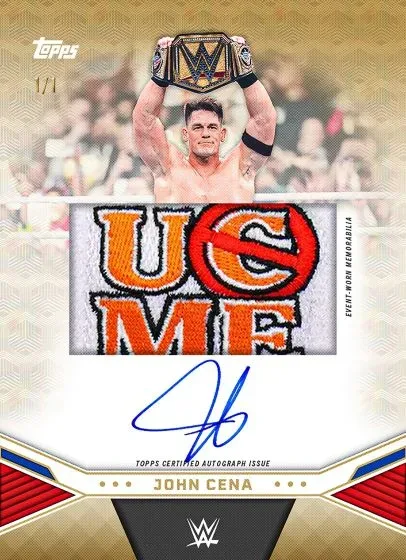 2025 Topps John Cena Commemorative Collection WWE Trading Cards
