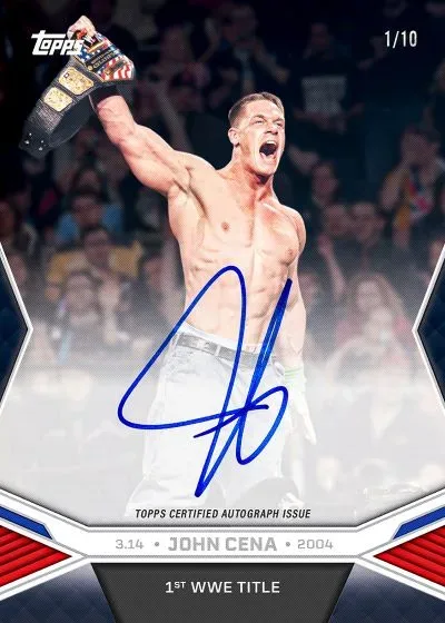 2025 Topps John Cena Commemorative Collection WWE Trading Cards