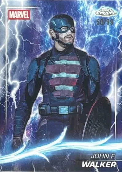 2025 Topps Chrome Marvel Studios: Ultimate Parallel Rainbow & The Snap