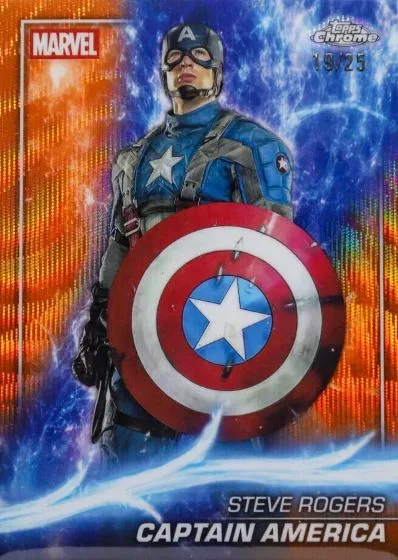 2025 Topps Chrome Marvel Studios: Ultimate Parallel Rainbow & The Snap