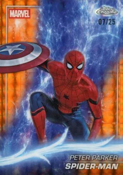 2025 Topps Chrome Marvel Studios: Ultimate Parallel Rainbow & The Snap