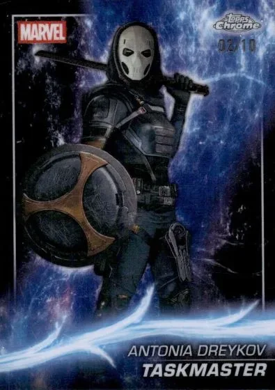 2025 Topps Chrome Marvel Studios: Ultimate Parallel Rainbow & The Snap