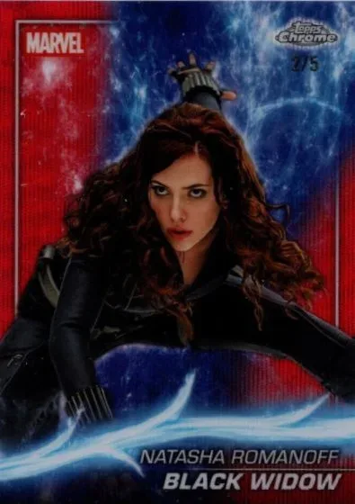 2025 Topps Chrome Marvel Studios: Ultimate Parallel Rainbow & The Snap