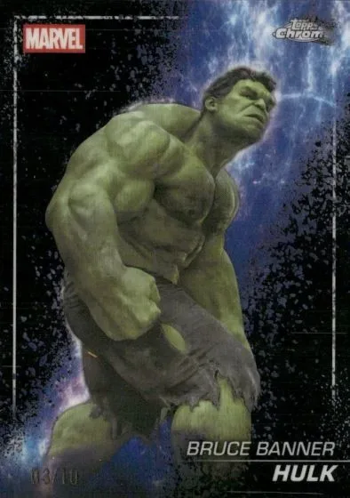 2025 Topps Chrome Marvel Studios: Ultimate Parallel Rainbow & The Snap