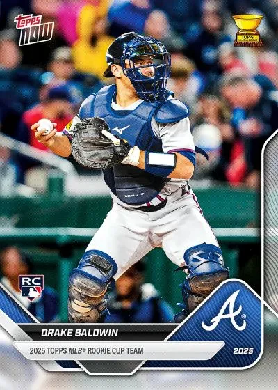 2025 Topps Now Baseball Rookie Cup Set Highlights All-Star Rookies