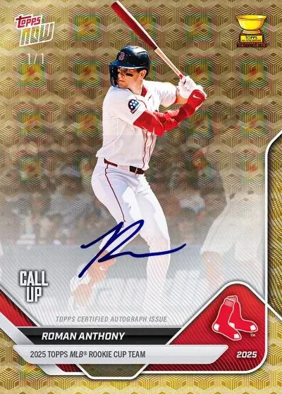 2025 Topps Now Baseball Rookie Cup Set Highlights All-Star Rookies