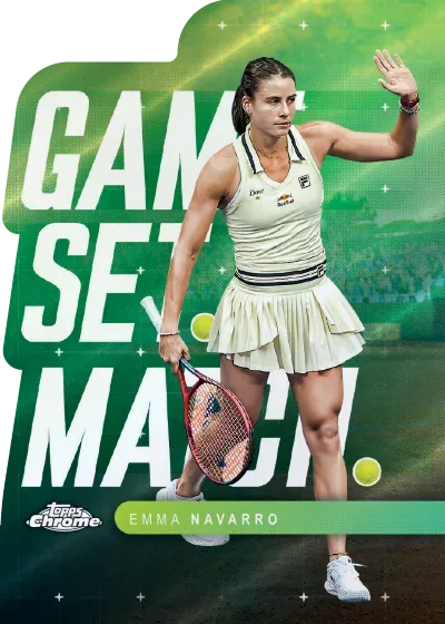 2025 Topps Chrome Tennis: Largest Set Featuring Global Tennis Stars