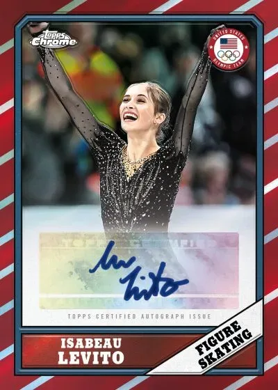 2026 Topps Chrome U.S. Winter Olympic & Paralympic Hopefuls Cards
