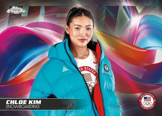 2026 Topps Chrome U.S. Winter Olympic & Paralympic Hopefuls Cards