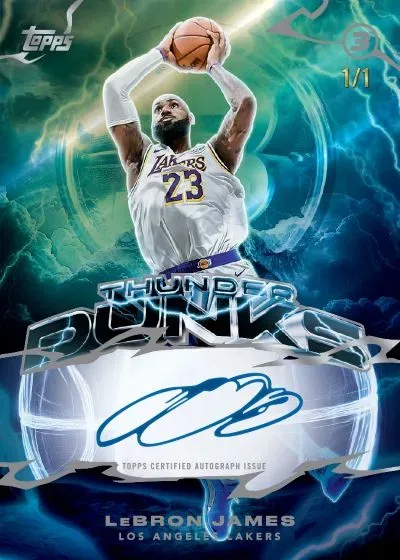 2025-26 Topps Three Basketball Returns with Autographs & Relics