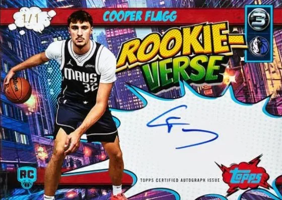 2025-26 Topps Three Basketball Returns with Autographs & Relics