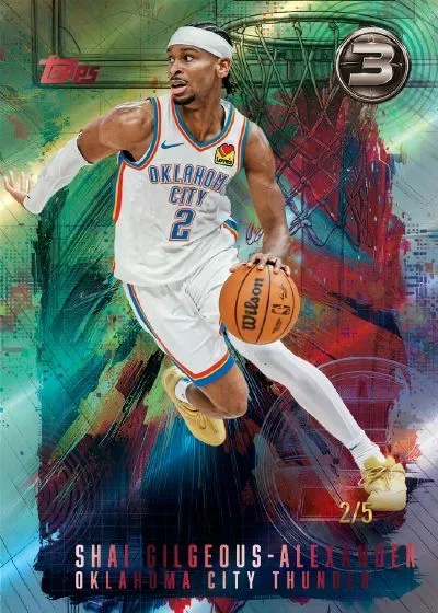 2025-26 Topps Three Basketball Returns with Autographs & Relics