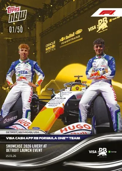 2026 Topps Now Formula 1 Cards: On-Demand Race Highlights & Autographs