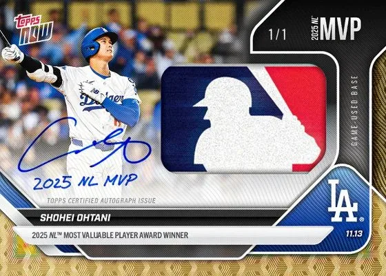 2025 Topps Now Baseball Offseason Set: Limited Edition Cards & Autogra