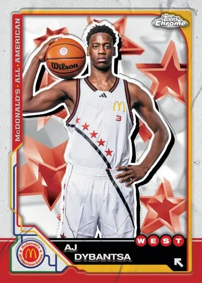 2025 Topps Chrome McDonald’s All American Basketball Cards Preview