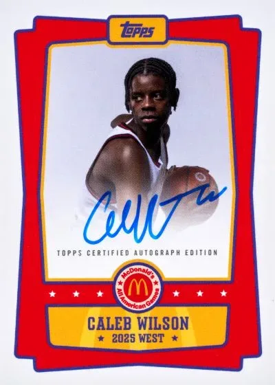 2025 Topps Chrome McDonald’s All American Basketball Cards Preview