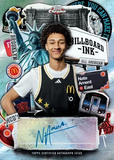 2025 Topps Chrome McDonald’s All American Basketball Cards Preview