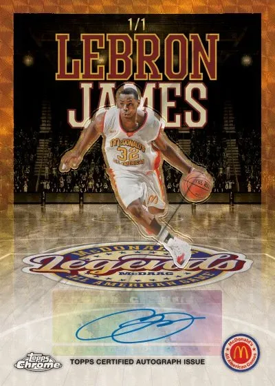 2025 Topps Chrome McDonald’s All American Basketball Cards Preview