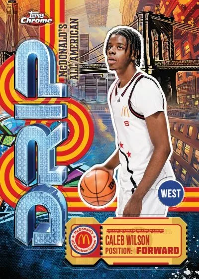 2025 Topps Chrome McDonald’s All American Basketball Cards Preview