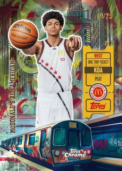 2025 Topps Chrome McDonald’s All American Basketball Cards Preview