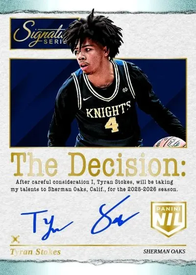2025-26 Panini Signature Series Basketball: New Donruss Autograph Card