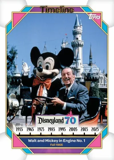 2025 Topps Disneyland 70th Anniversary Trading Card Set Overview